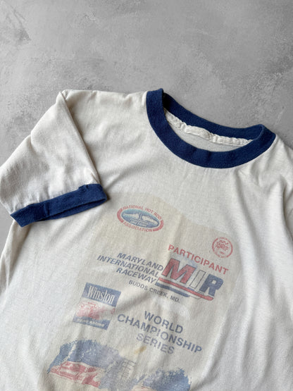 Hot Rod Ringer T-Shirt 70's - Small