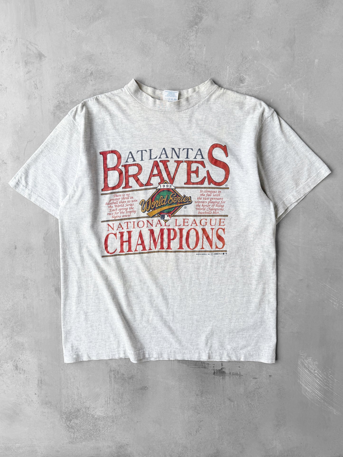 Atlanta Braves T-Shirt '92 - Large