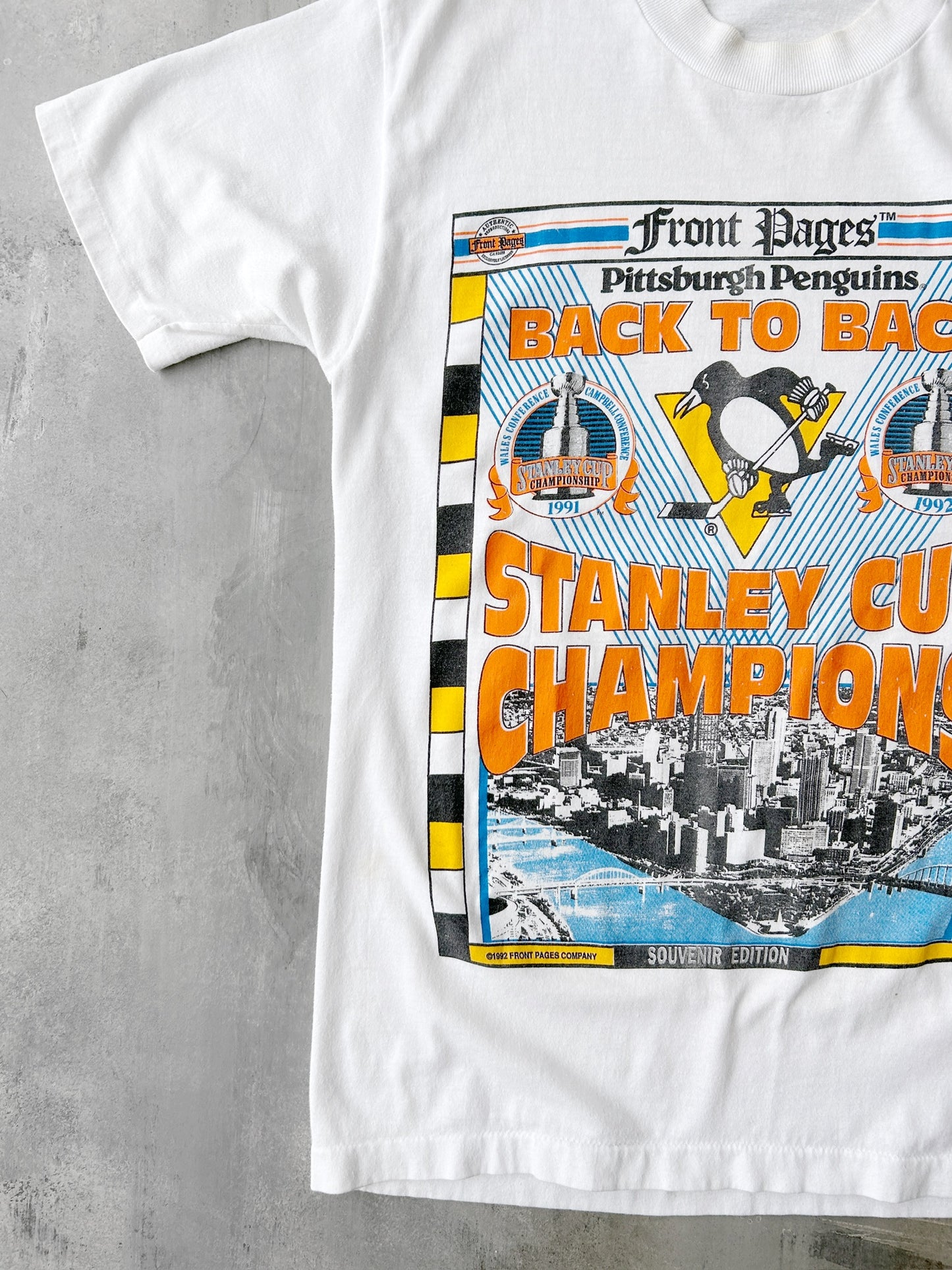 Pittsburgh Penguins T-Shirt '92 - Small