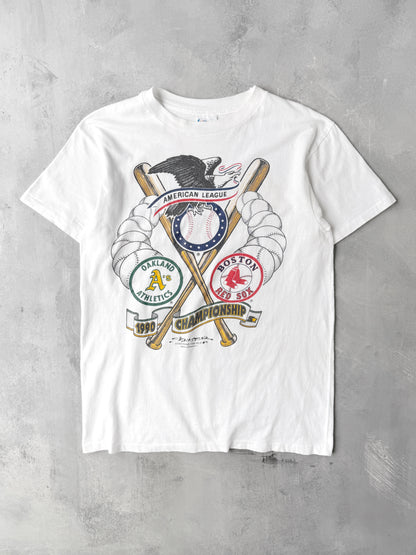 American League Championship T-Shirt '90 - Medium