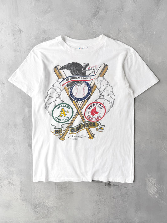 American League Championship T-Shirt '90 - Medium