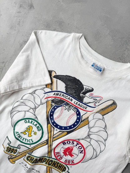 American League Championship T-Shirt '90 - Medium