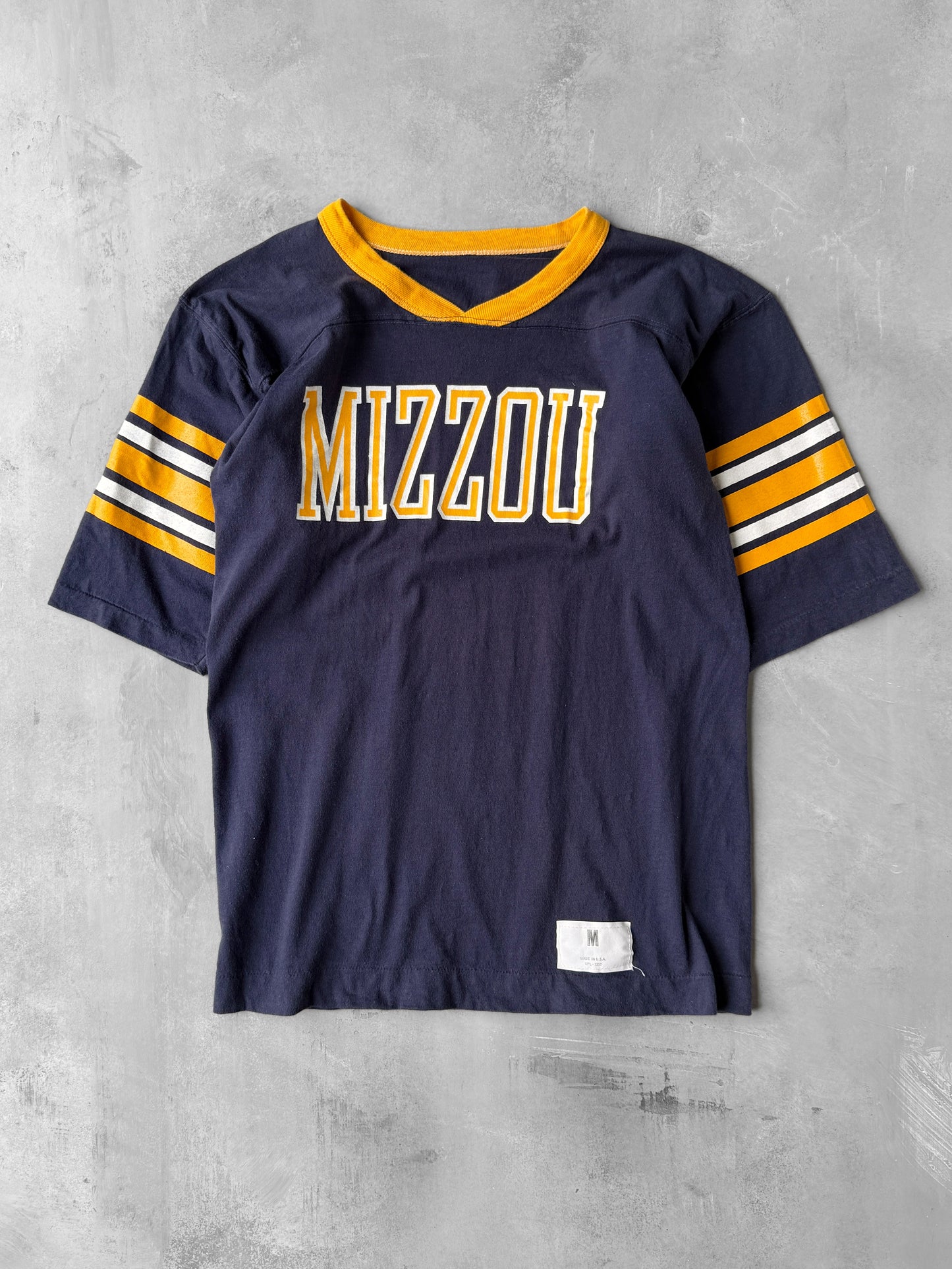 University of Missouri Jersey T-Shirt 80's - Small
