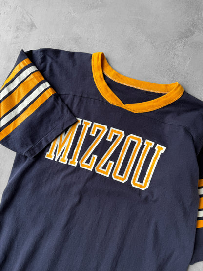 University of Missouri Jersey T-Shirt 80's - Small