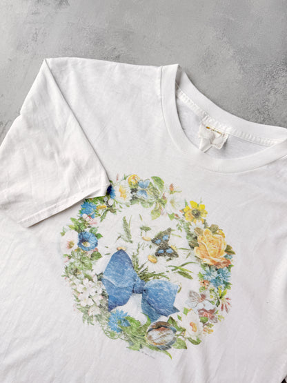 Floral Wreath T-Shirt '94 - Large