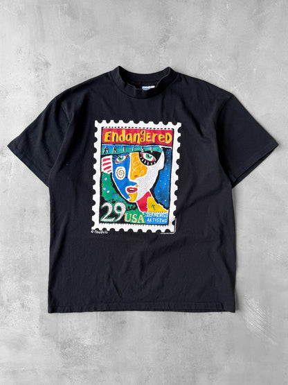Fred Babb Endangered Artist T-Shirt 90's - XL