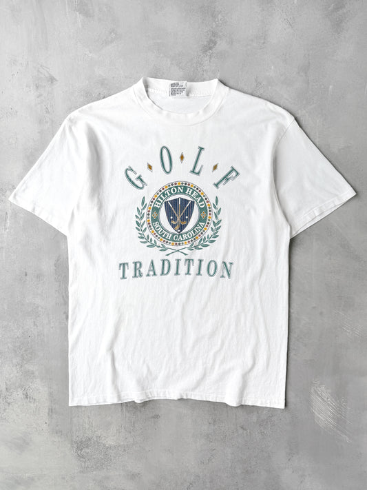 Hilton Head Golf Tradition T-Shirt 90's - Large