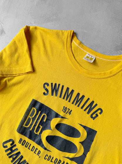 Swimming Championships T-Shirt '74 - Medium / Large