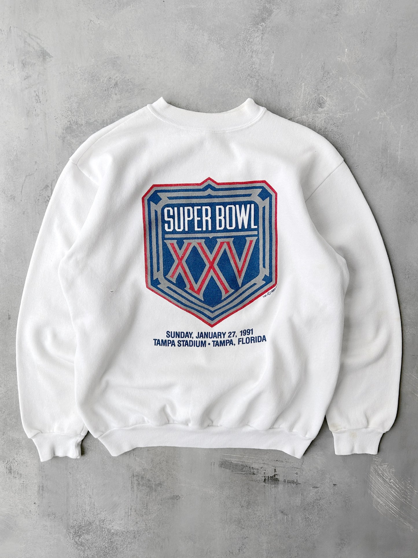 Super Bowl XXV Sweatshirt '91 - Large