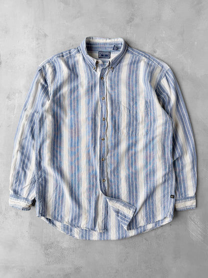 Striped Cotton Shirt 90's - Large