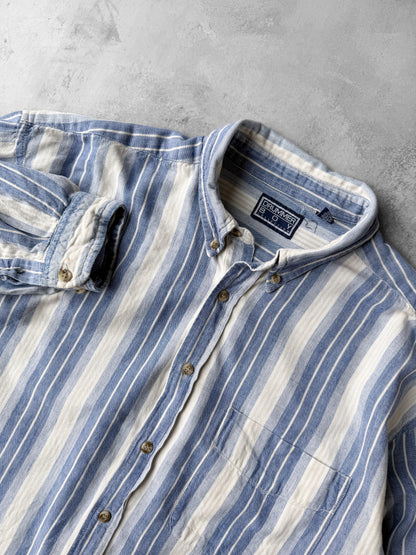 Striped Cotton Shirt 90's - Large