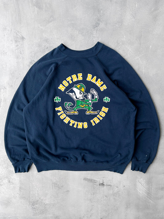 University of Notre Dame Sweatshirt 80's - XL
