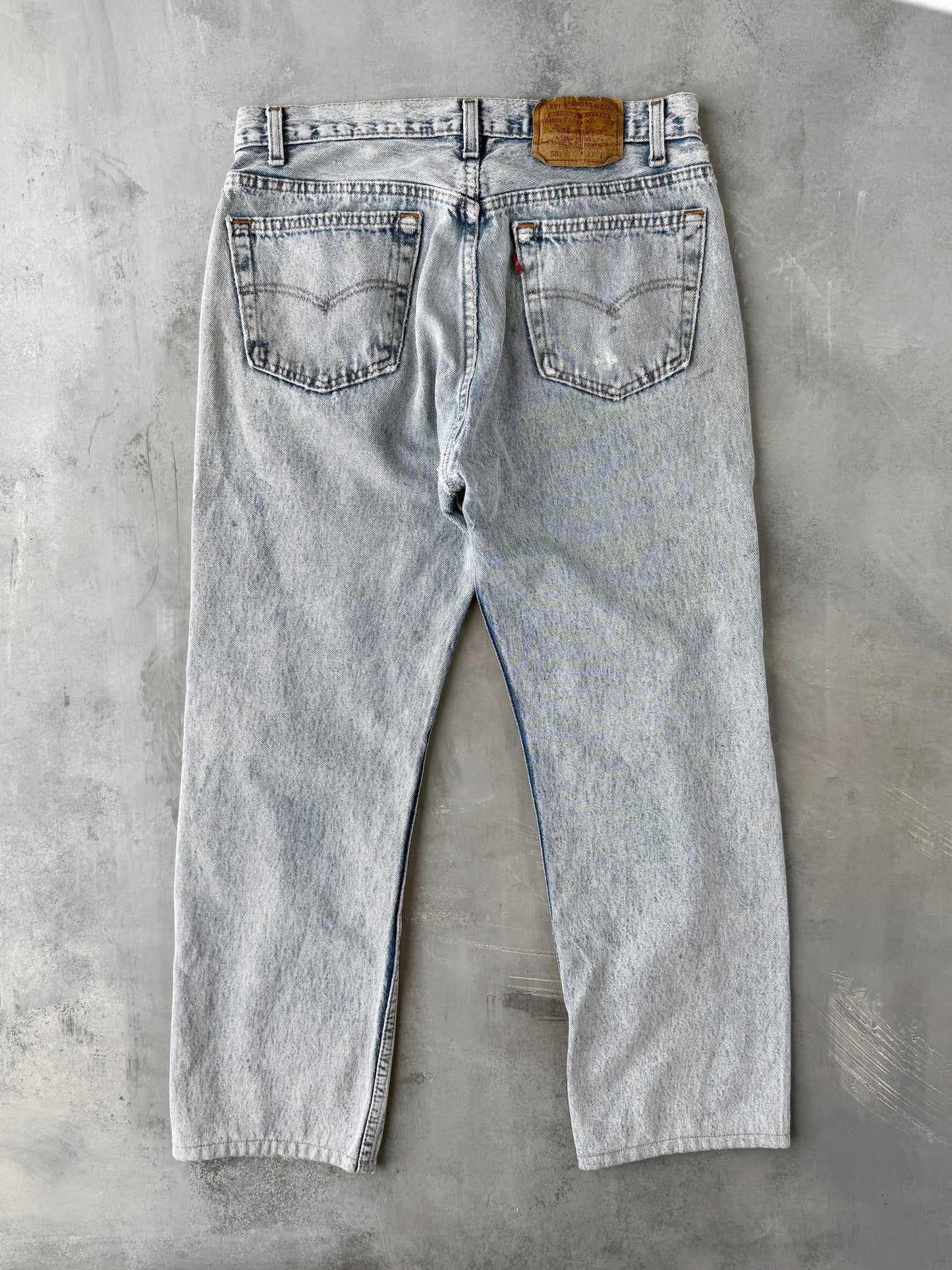 Visibly Mended Levi's 501 Jeans 90's - 30x27