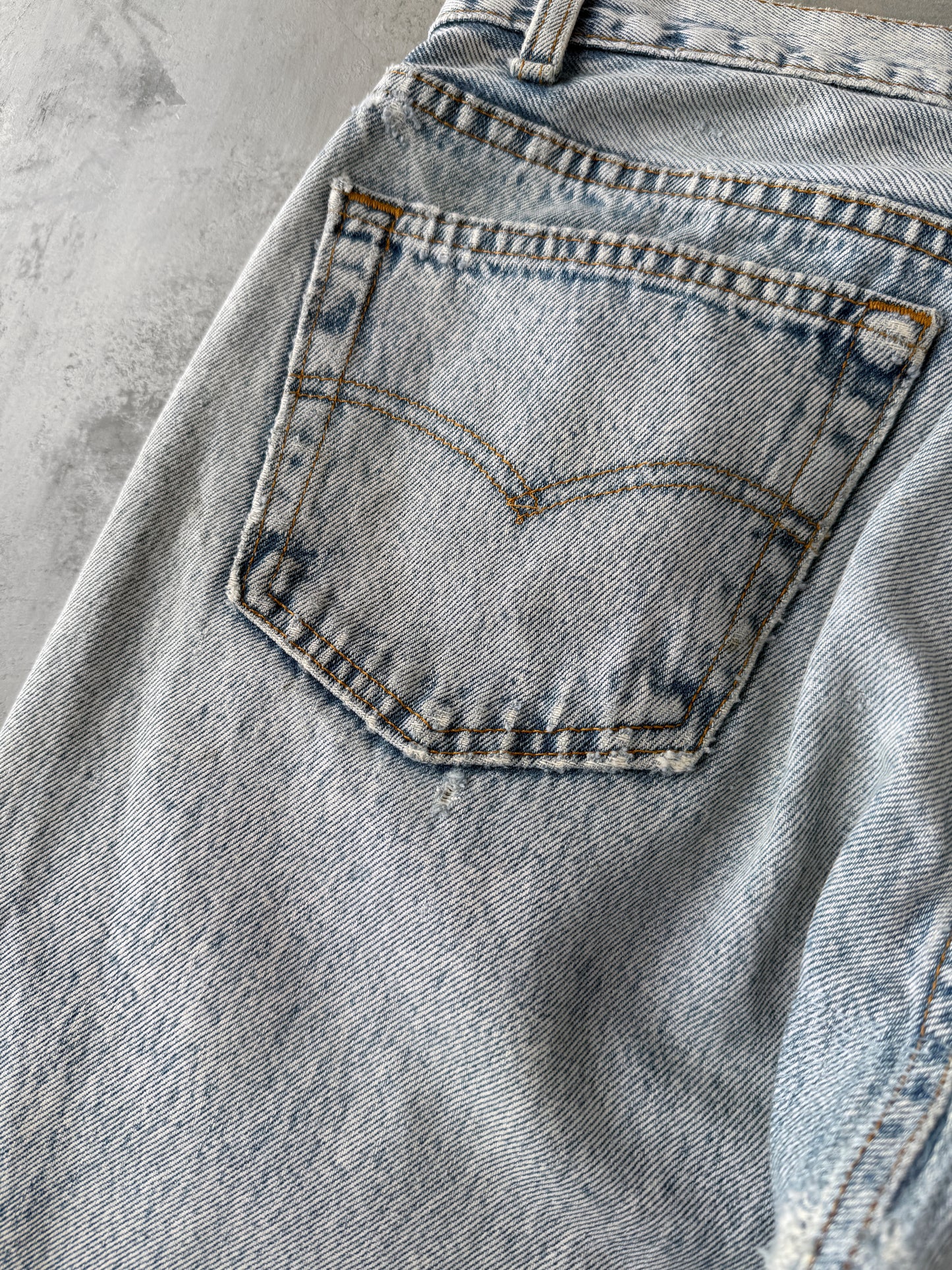 Visibly Mended Levi's 501 Jeans 90's - 30x27