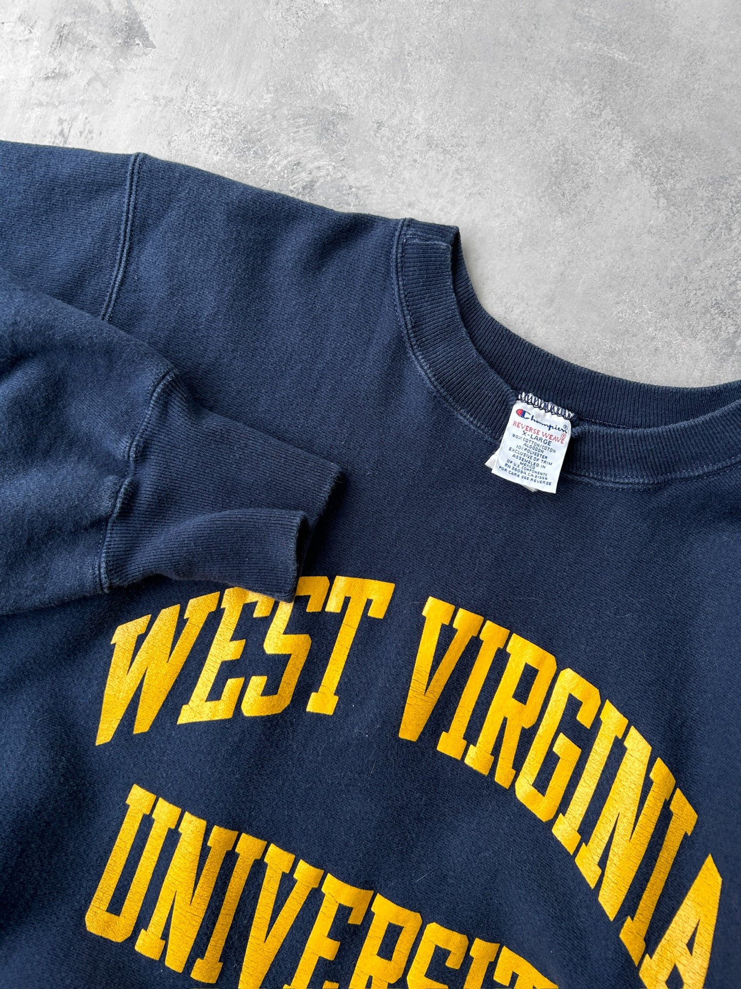 West Virginia University Sweatshirt 90's - XL