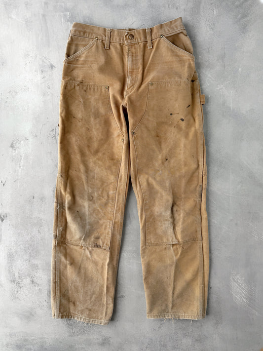 Distressed Carhartt Double Knee Pants '88 - 28x30