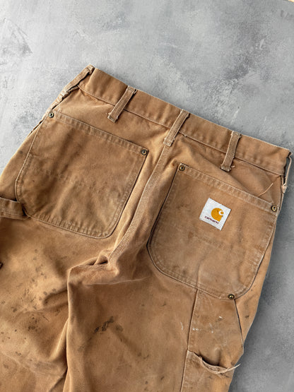 Distressed Carhartt Double Knee Pants '88 - 28x30