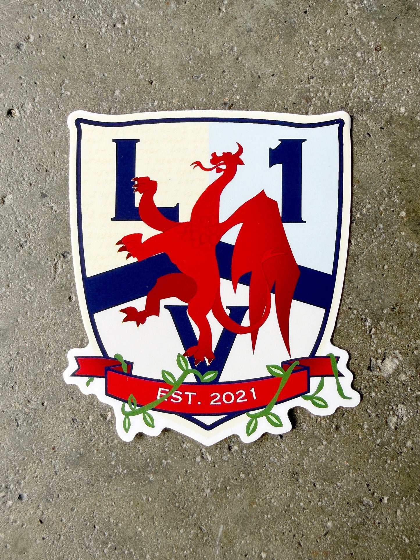 Lot 1 Vintage Crest Sticker