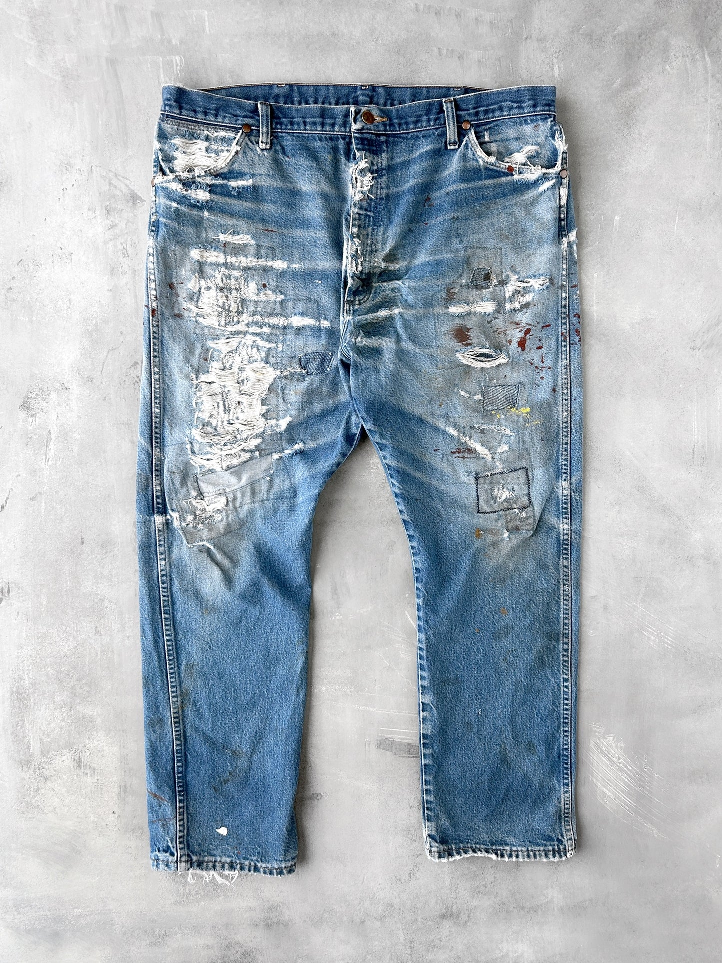 Repaired Wrangler Jeans Y2K - 40x30