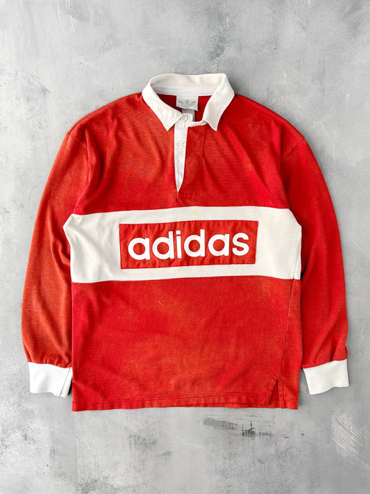 Adidas Rugby Shirt 80's - Medium / Large