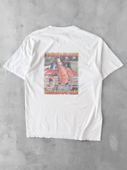 A Cowboy and his Truck T-Shirt '05 - Large
