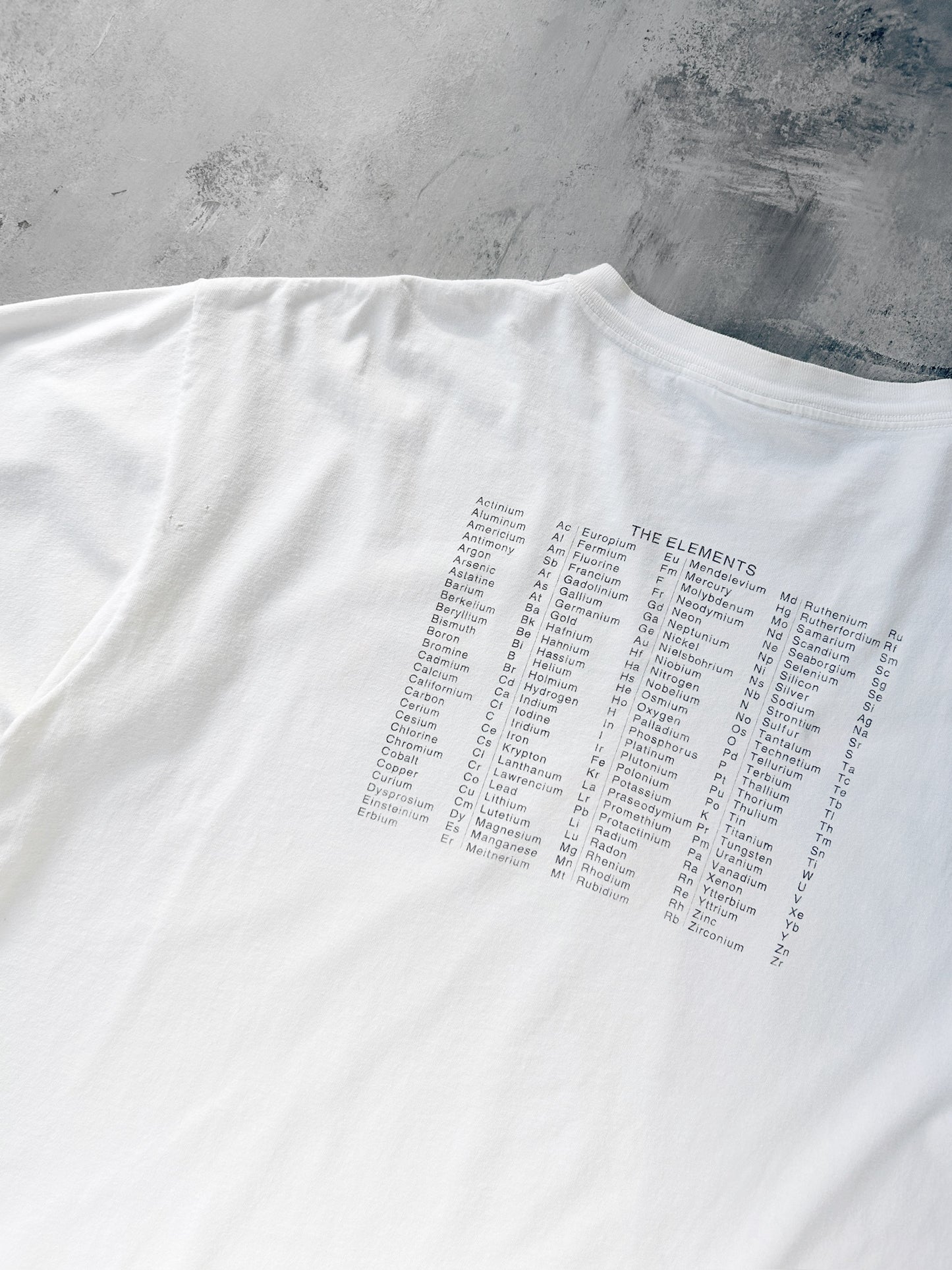 Periodic Table of Elements T-Shirt '94 - XL