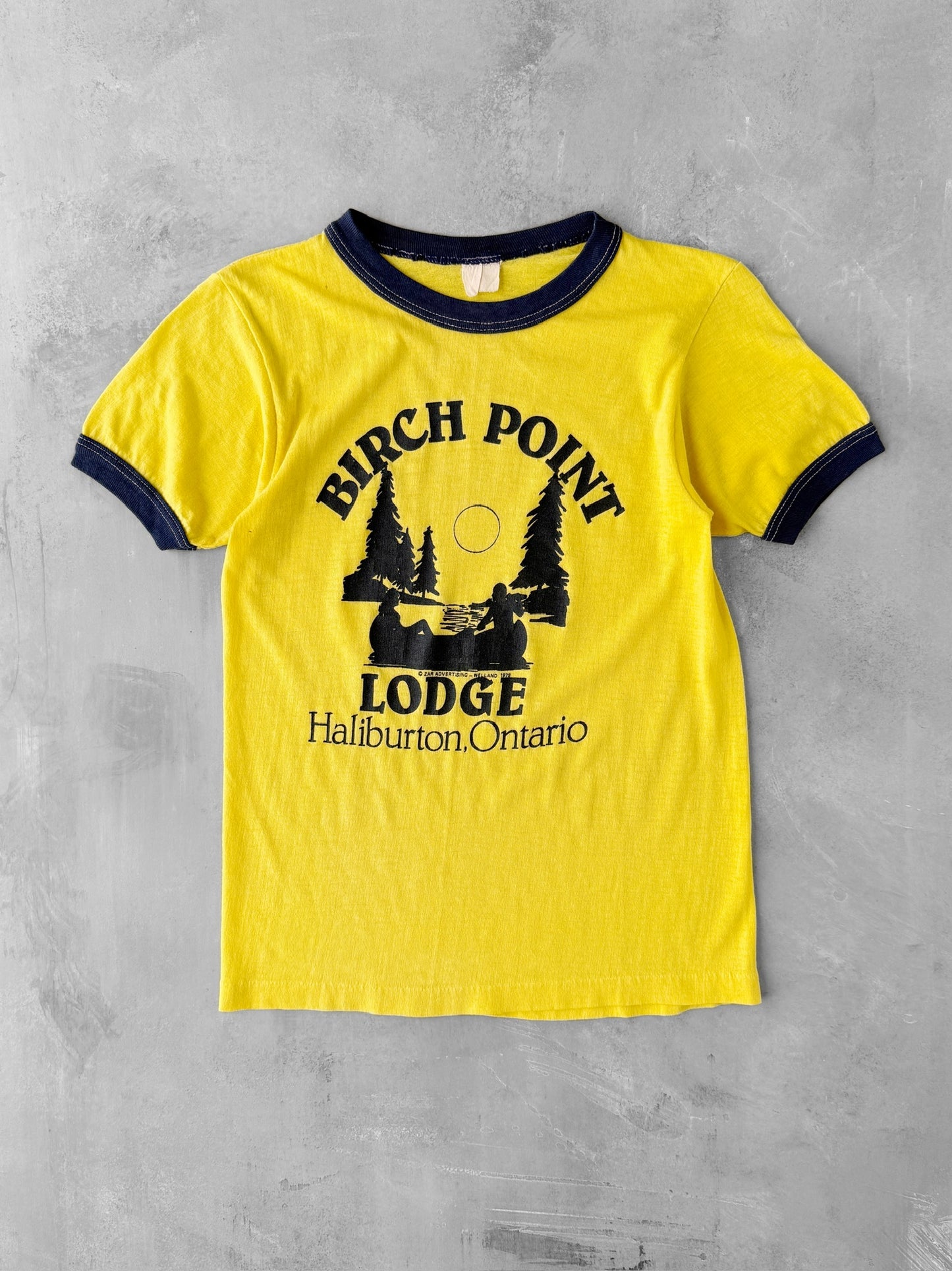 Birch Point Lodge Ringer T-Shirt '78 - XXS
