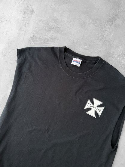 West Coast Choppers Sleeveless T-Shirt Y2K - XL