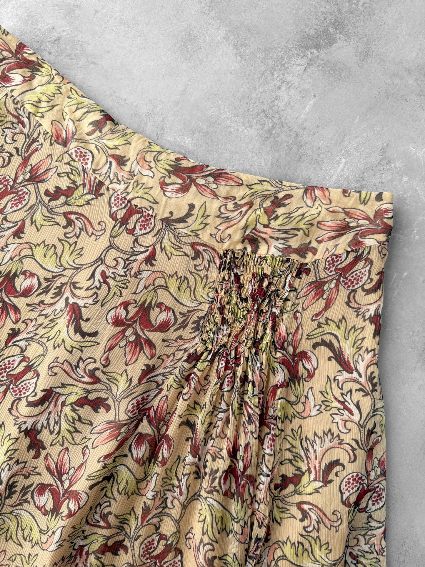Silk Tiger Lily Skirt - Size 16