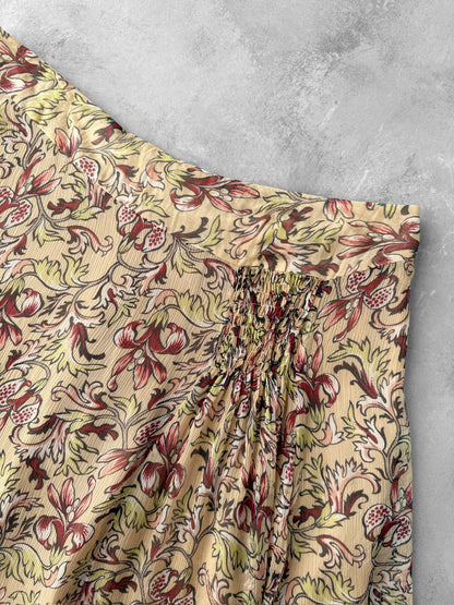 Silk Tiger Lily Skirt - Size 16