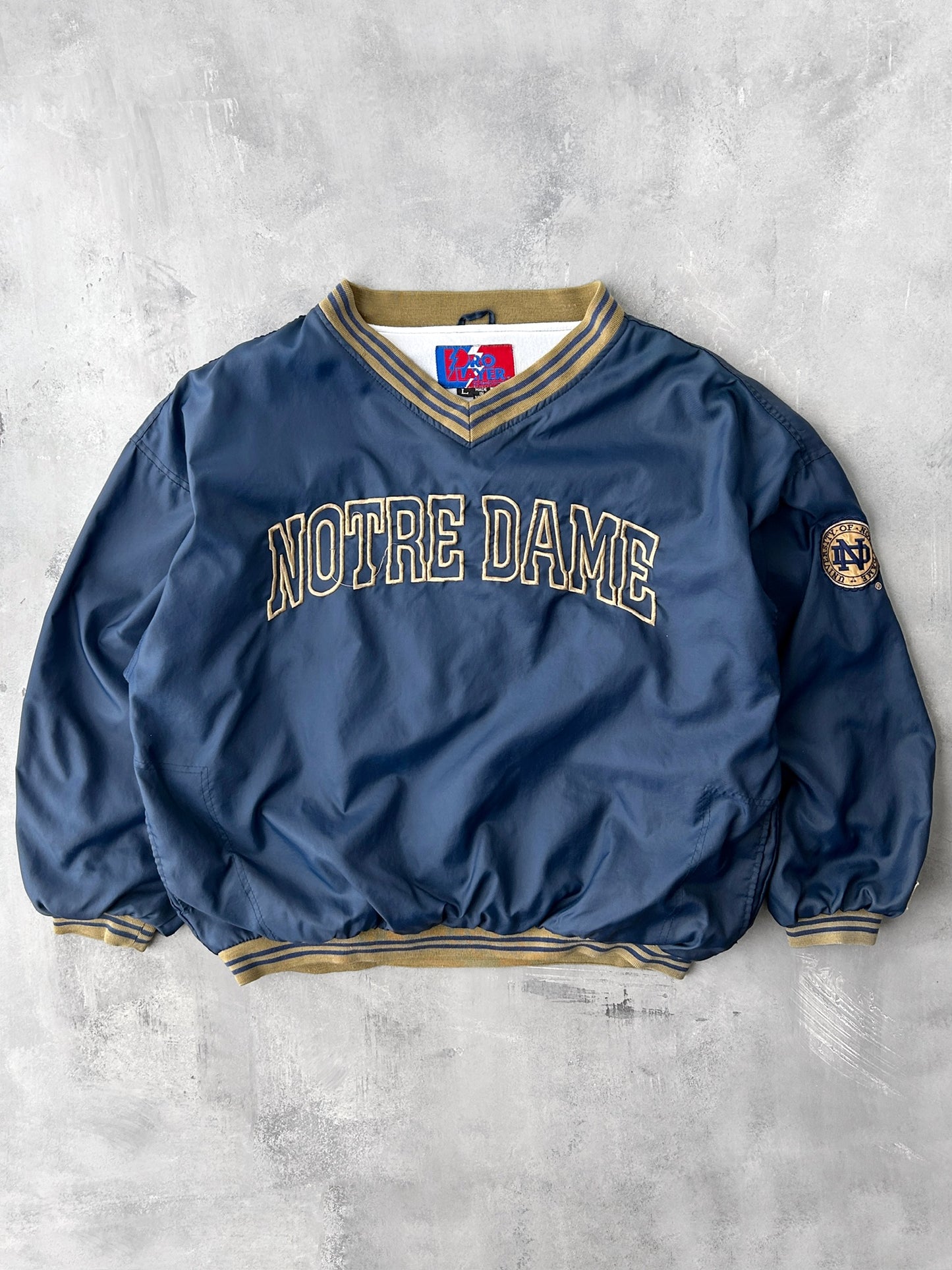 University of Notre Dame Pullover Jacket 90's - Large / XL