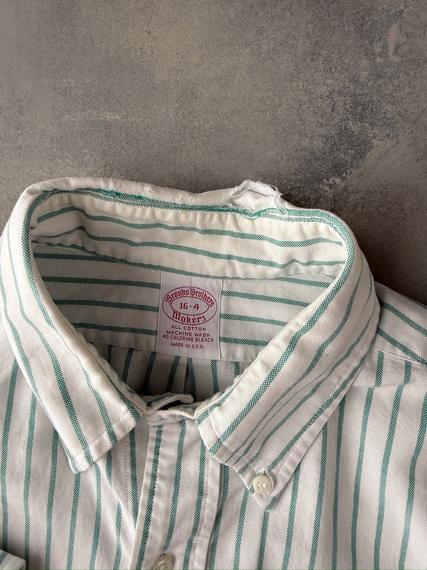 Brooks Brothers Pinstripe Shirt 90's - XL
