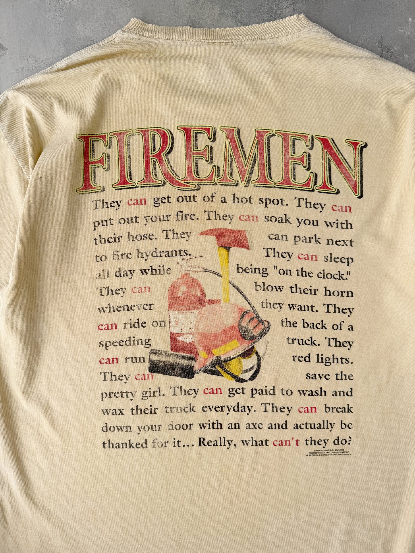 Firemen T-Shirt '99 - XL