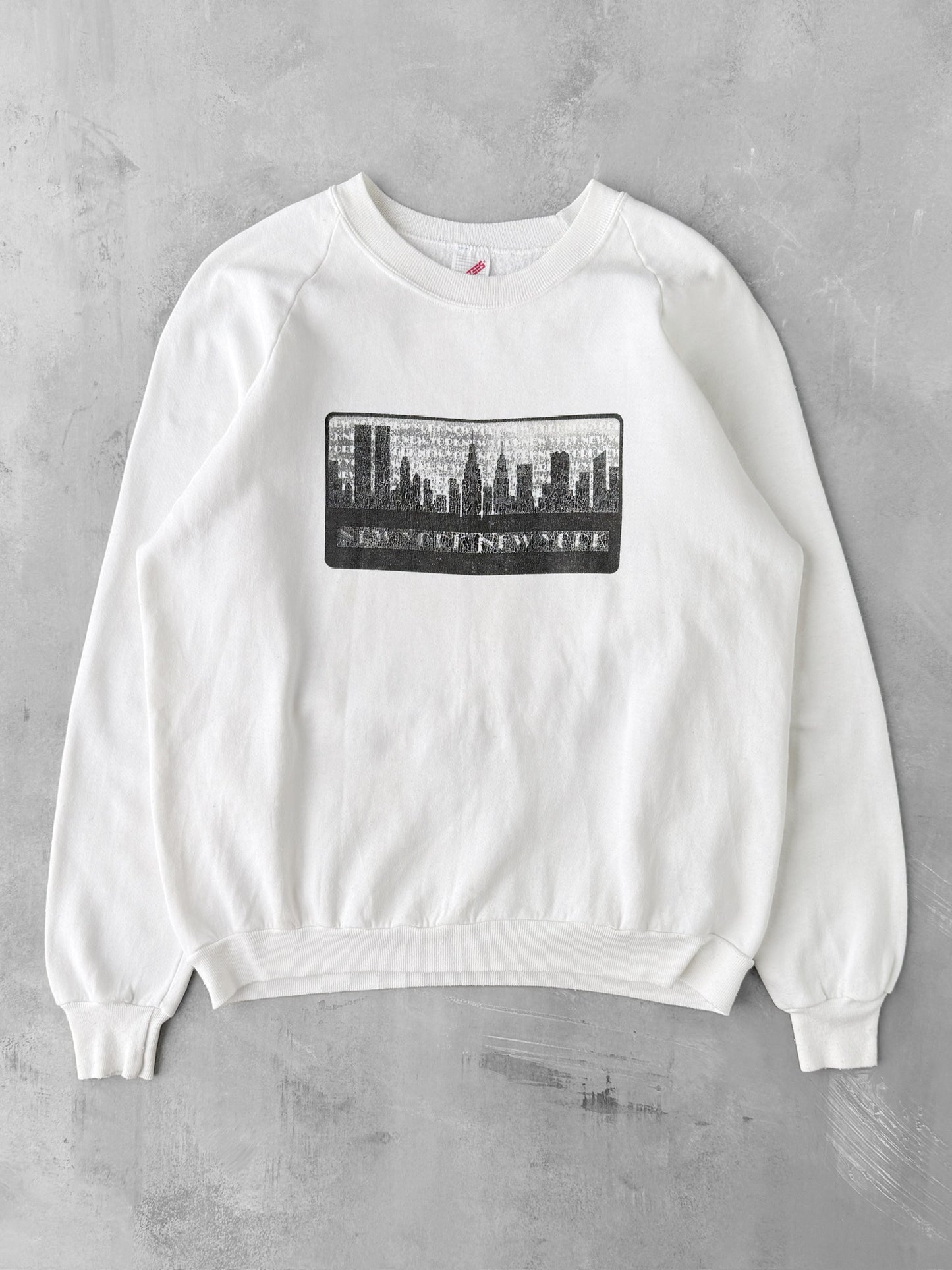 New York City Skyline Sweatshirt 90's - Large