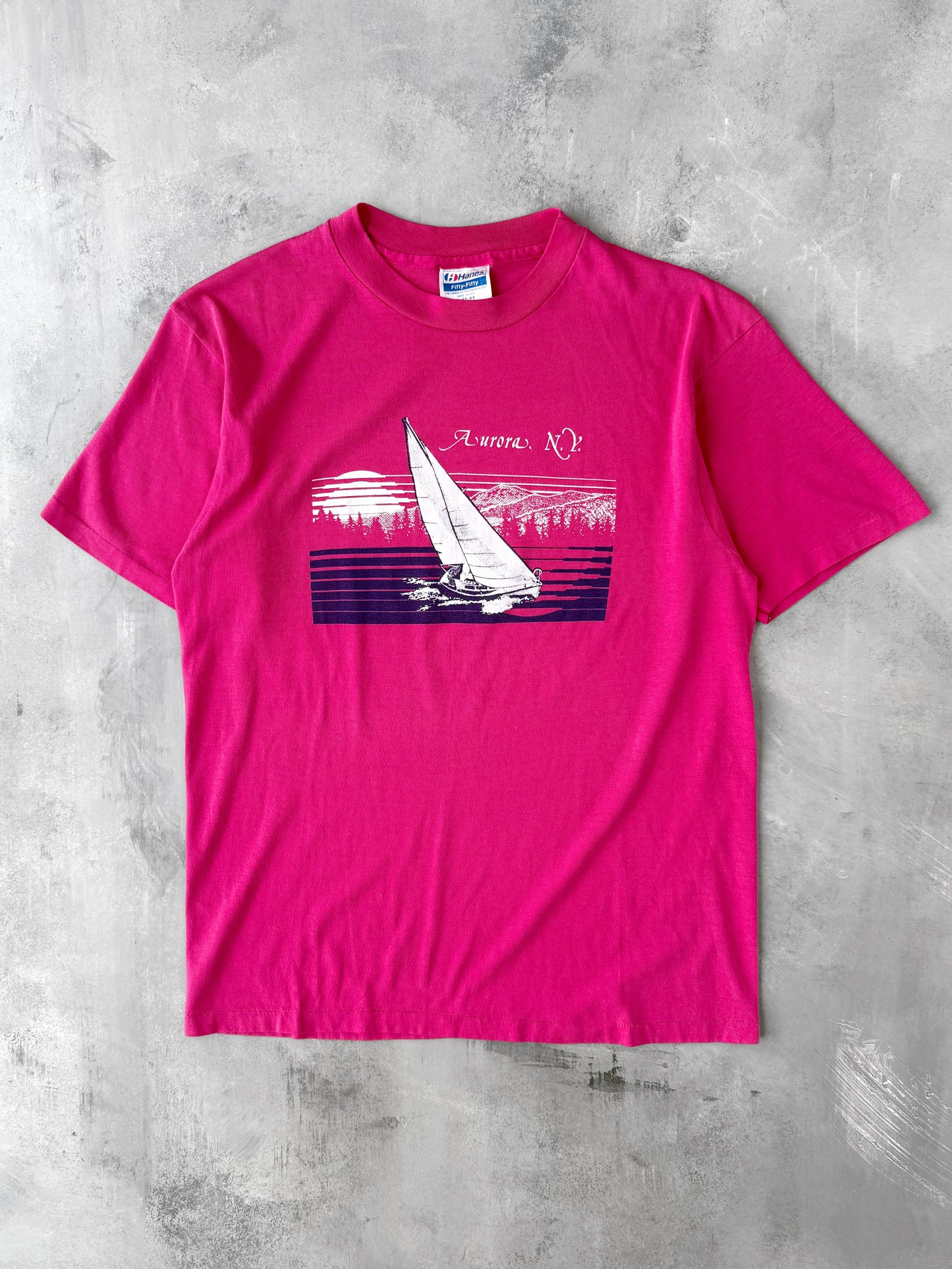 Aurora, NY T-Shirt 80's - Medium