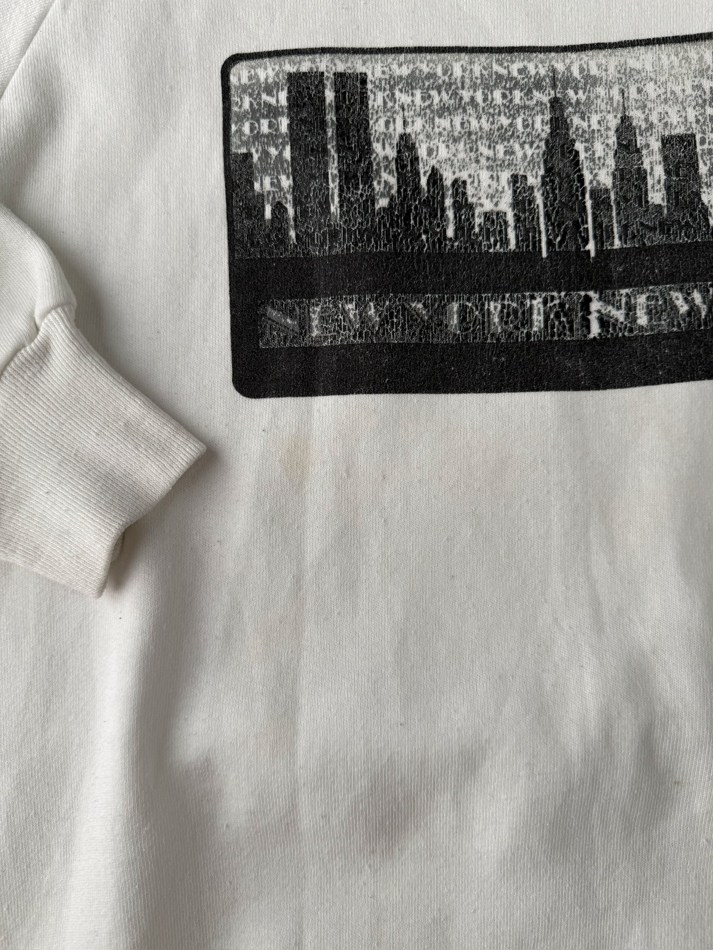 New York City Skyline Sweatshirt 90's - Large