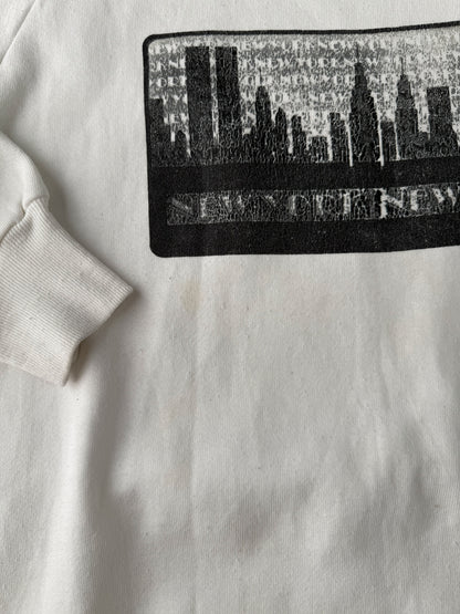New York City Skyline Sweatshirt 90's - Large