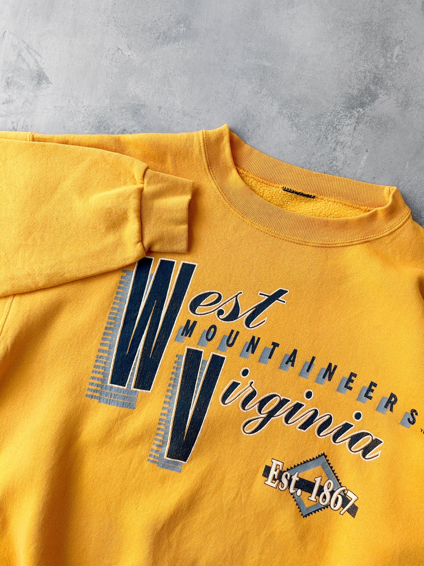 West Virginia University Sweatshirt 90's - Large / XL