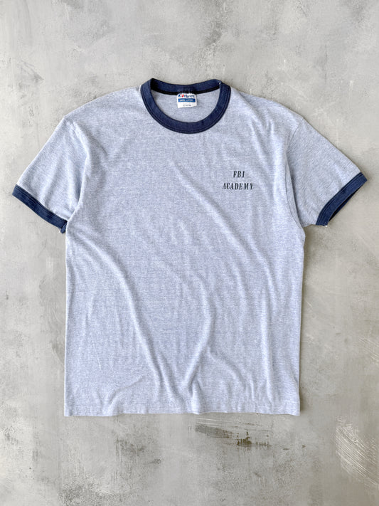 FBI Academy Ringer T-Shirt 80's - Large