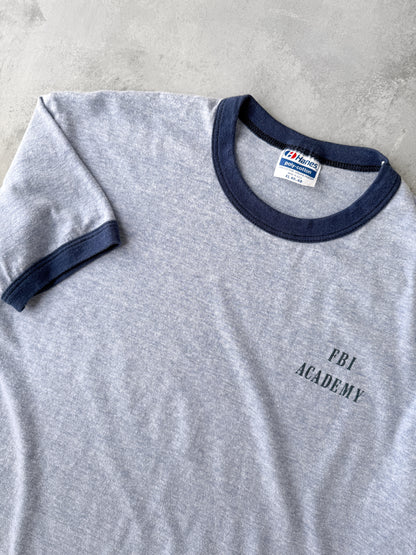 FBI Academy Ringer T-Shirt 80's - Large
