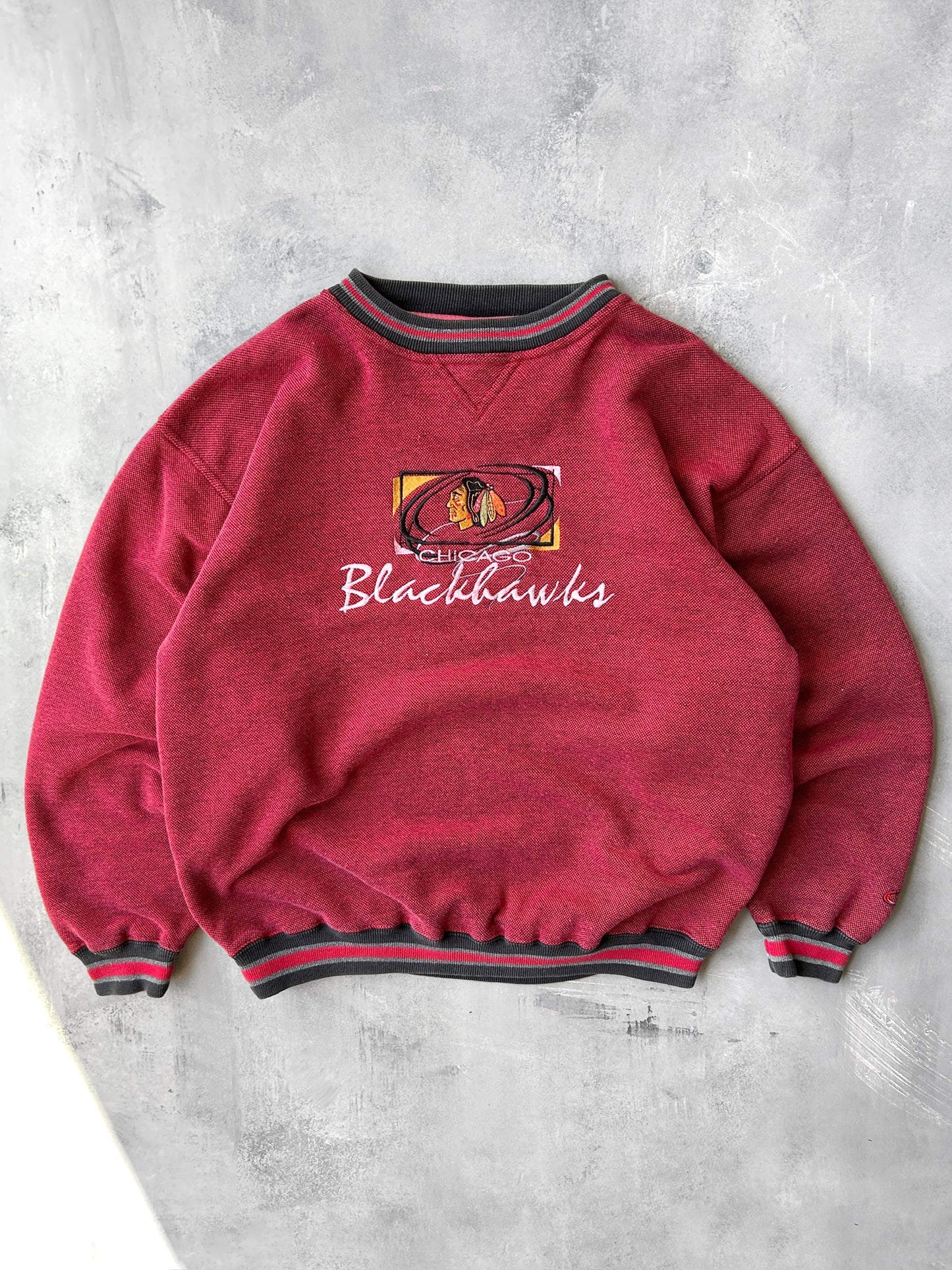 Chicago Blackhawks Sweatshirt 90's - Large