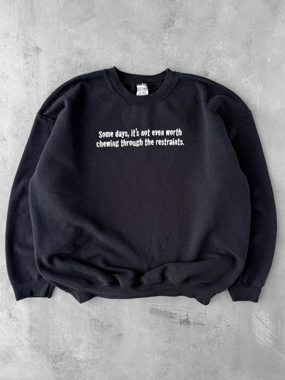 Some Days Sweatshirt Y2K - XL