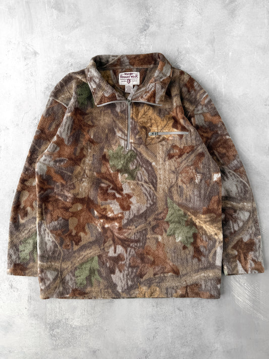 Camo Pullover Fleece Y2K - Large / XL