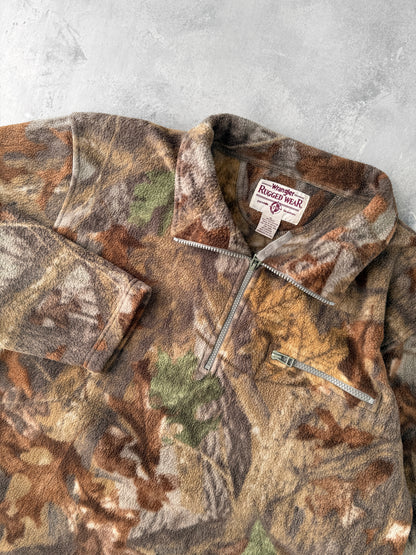Camo Pullover Fleece Y2K - Large / XL