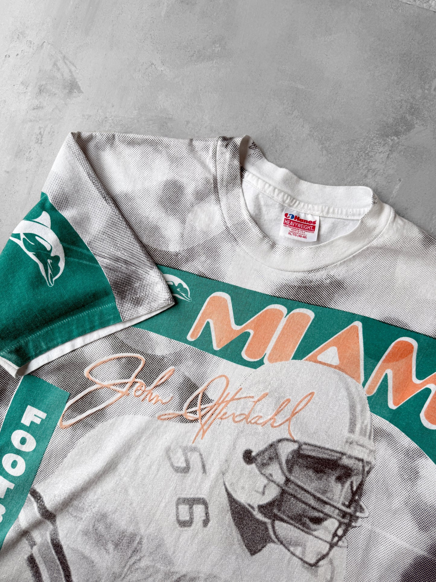 Miami Dolphins AOP T-Shirt '92 - Large