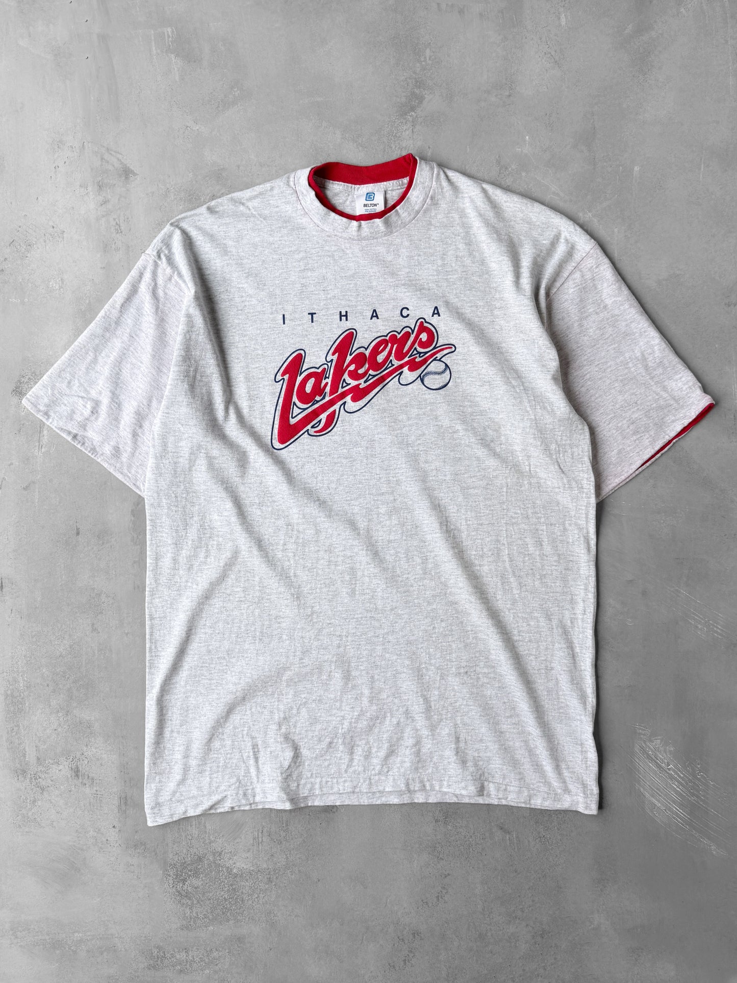 Ithaca Lakers Baseball T-Shirt 90's - XL
