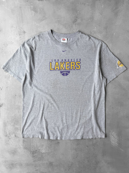 Los Angeles Lakers Nike T-Shirt Y2K - XL