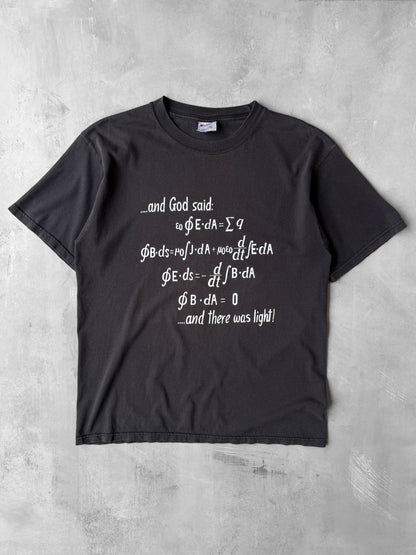 Physics T-Shirt Y2K - Large