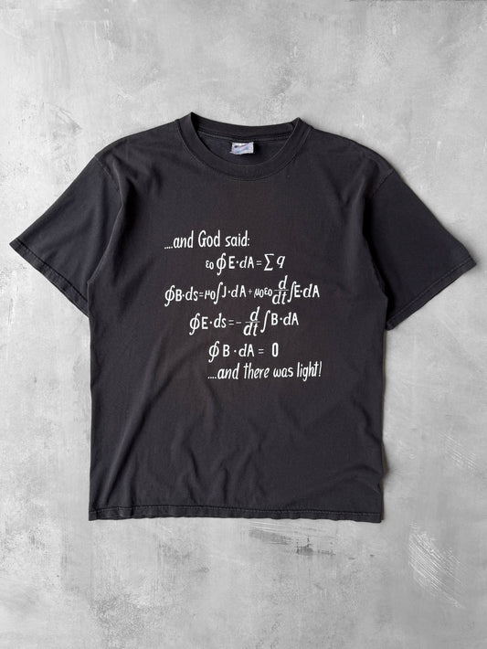 Physics T-Shirt Y2K - Large