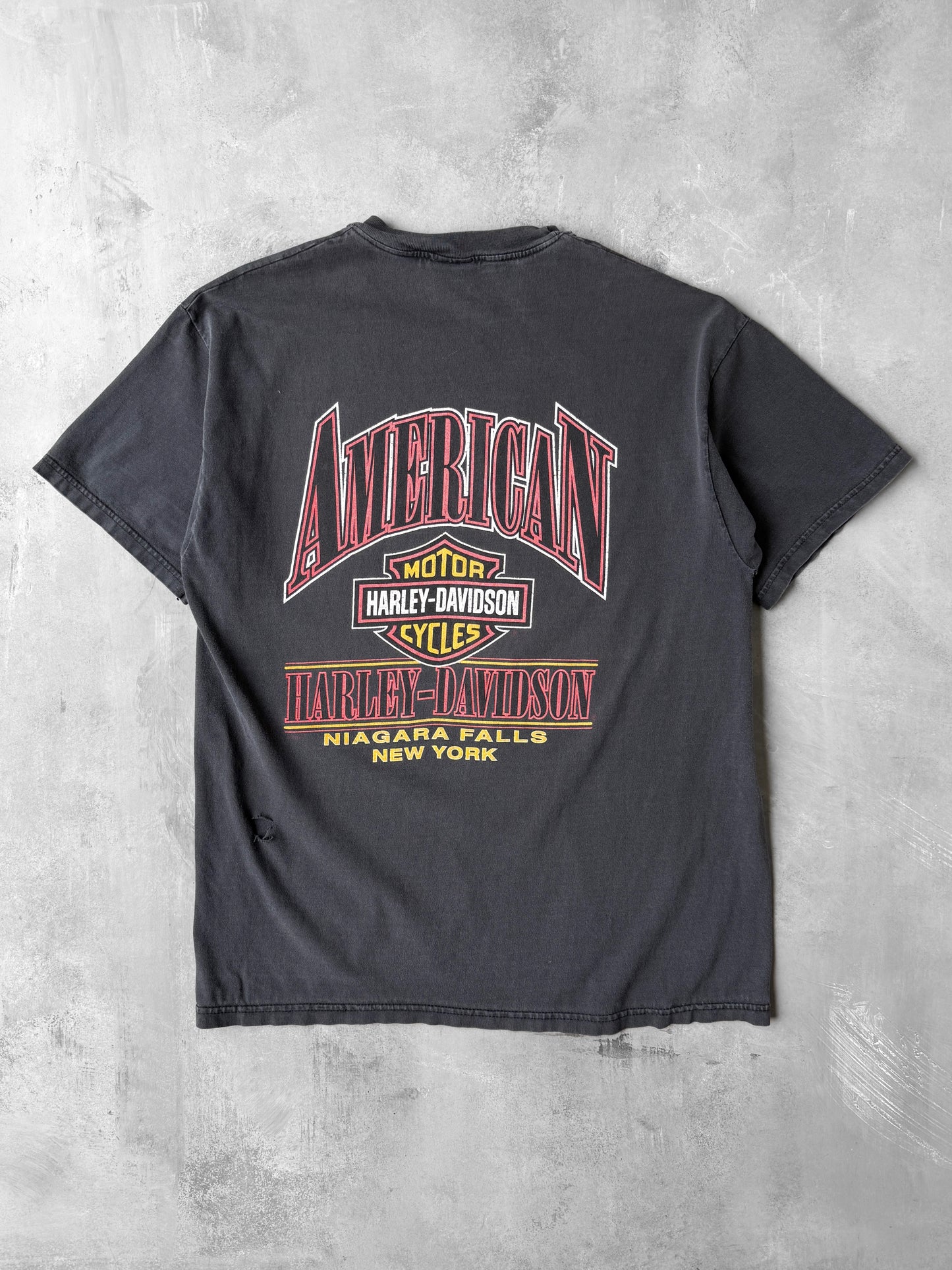 Harley Davidson Niagara Falls T-Shirt 90's - Large